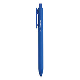 TRU RED Quick Dry Gel Pen, Retractable, Fine 0.5 mm, Blue Ink, Blue Barrel, 5/Pack