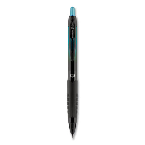 uni-ball 207 BLX Series Gel Pen, Retractable, Medium 0.7 mm, Black Ink, Translucent Black Barrel