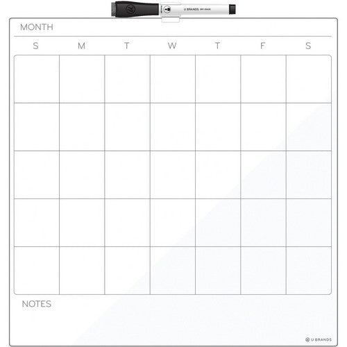 U Brands Magnetic Dry Erase Calendar Board - 461U0004