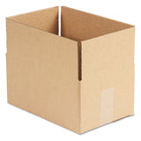 General Supply Fixed-Depth Shipping Boxes, Regular Slotted Container (RSC), 12" x 8" x 6", Brown Kraft, 25/Bundle