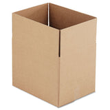 General Supply Fixed-Depth Shipping Boxes, Regular Slotted Container (RSC), 16" x 12" x 12", Brown Kraft, 25/Bundle