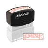 Universal Message Stamp, RECEIVED, Pre-Inked One-Color, Red
