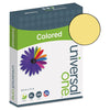 Universal Deluxe Colored Paper, 20lb, 8.5 x 11, Goldenrod, 500/Ream