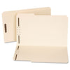 Universal Reinforced Top Tab Fastener Folders, 2 Fasteners, Legal Size, Manila Exterior, 50/Box