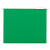 Universal Deluxe Bright Color Hanging File Folders, Letter Size, 1/5-Cut Tab, Bright Green, 25/Box