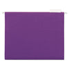 Universal Deluxe Bright Color Hanging File Folders, Letter Size, 1/5-Cut Tab, Violet, 25/Box