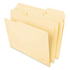 Universal Deluxe Heavyweight File Folders, 1/3-Cut Tabs: Assorted, Legal Size, 0.75