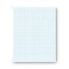 Universal Quadrille-Rule Glue Top Pads, Quadrille Rule (4 sq/in), 50 White 8.5 X 11 Sheets, Dozen