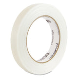 Universal 120# Utility Grade Filament Tape, 3" Core, 18 mm x 54.8 m, Clear