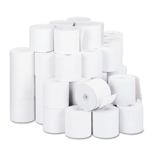 Universal Impact and Inkjet Print Bond Paper Rolls, 0.5" Core, 2.75" x 190 ft, White, 50/Carton