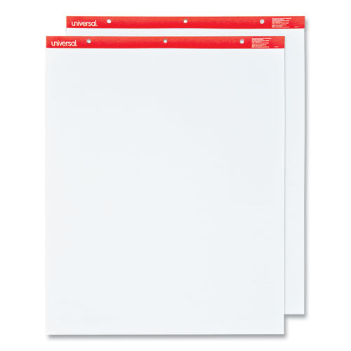 Universal Easel Pads/Flip Charts, Unruled, 50 White 27 x 34 Sheets, 2/Carton