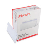 Universal Peel Seal Strip Business Envelope, #10, Square Flap, Self-Sdhesive Closure, 4.25 x 9.63, White, 500/Box