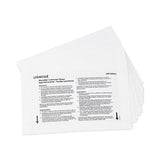 Universal Shredder Lubricant Sheets, 5.5" x 2.8", 24/Pack