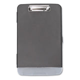 Universal Storage Clipboard with Pen Compartment, 0.5" Clip Capacity, Holds 8.5 x 11 Sheets, Black