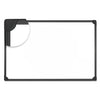 Universal Design Series Magnetic Steel Dry Erase Board, 48 x 36, White, Black Frame