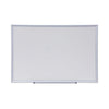 Universal Dry Erase Board, Melamine, 36 x 24, Aluminum Frame