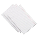 Universal Ruled Index Cards, 5 x 8, White, 500/Pack