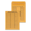 Universal Deluxe Interoffice Press and Seal Envelopes, #97, Two-Sided Three-Column Format, 10 x 13, Brown Kraft, 100/Box