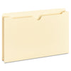 Universal Deluxe Manila File Jackets with Reinforced Tabs, Straight Tab, Legal Size, Manila, 50/Box