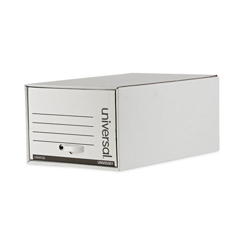 Universal Heavy-Duty Storage Drawers, Legal Files, 17.25" x 25.5" x 11.5", White, 6/Carton