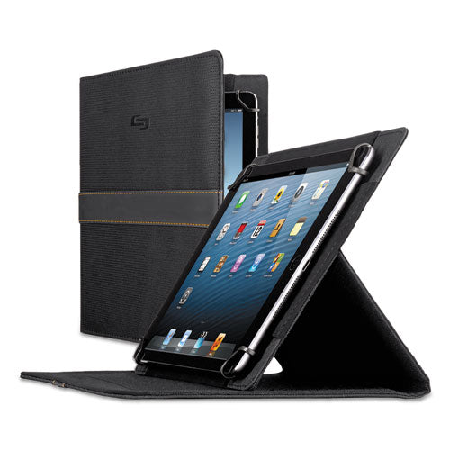 Solo Urban Universal Tablet Case, Fits 8.5" up to 11" Tablets, Black