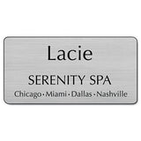 Identity Group Customized Engraved Name Badge With Magnetic Fastener, 3 x 1.5, Assorted