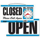 HeadLine Open/Closed 2-sided Sign - 9395
