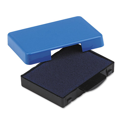 Trodat T5430 Professional Replacement Ink Pad for Trodat Custom Self-Inking Stamps, 1" x 1.63", Blue