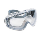 Honeywell Uvex Stealth Antifog, Antiscratch, Antistatic Goggles, Clear Lens, Gray Frame