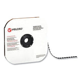 VELCRO Brand Sticky-Back Fasteners, Hook Side, 0.5" dia, Black, 1,440/Carton