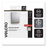 VELCRO Brand Industrial-Strength Heavy-Duty Fasteners with Dispenser Box, 2" x 15 ft, White