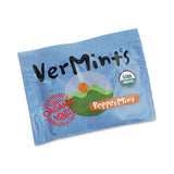 VerMints VerMints Organic Mints/Pastilles, Peppermint, 2 Mints/0.7 oz Individually Wrapped, 100/Box