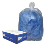 Classic Clear Linear Low-Density Can Liners, 60 gal, 0.9 mil, 38" x 58", Clear, 100/Carton