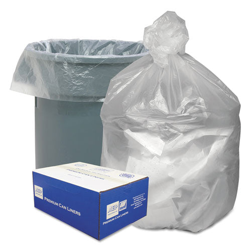 Webster Translucent Waste Can Liners - GNT3860