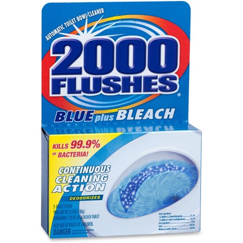 WD-40 2000 Flushes Blue/Bleach Bowl Cleaner Tablets - 20801