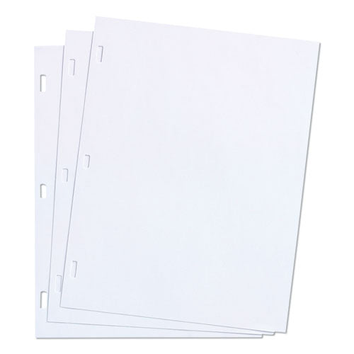 Wilson Jones Ledger Sheets for Corporation and Minute Book, 11 x 8.5, White, Loose Sheet, 100/Box