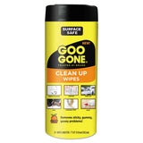 Goo Gone Clean Up Wipes, 8 x 7, Citrus Scent, White, 24/Canister, 4 Canister/Carton