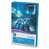 xerox Vitality Multipurpose Print Paper, 92 Bright, 20 lb, 8.5 x 14, White, 500/Ream