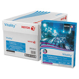 xerox Vitality Multipurpose Print Paper, 92 Bright, 3-Hole, 20 lb, 8.5 x 11, 500 Sheets/Ream, 10 Reams/Carton