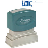 Xstamper Pre-Inked FAXED Title Stamp - SHA 1820