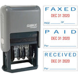 Xstamper Self-Inking Paid/Faxed/Received Dater - 40330