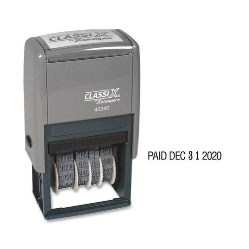 Xstamper Self-Inking Micro Message Dater - 40340