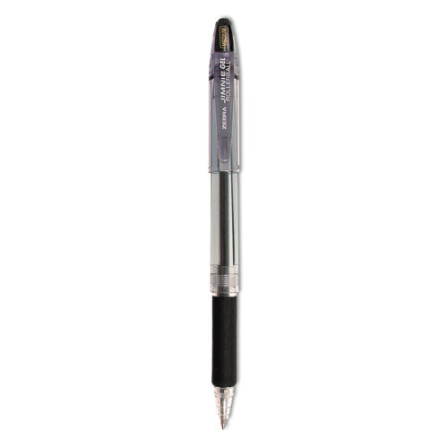 Zebra Jimnie Gel Pen Value Pack, Stick, Medium 0.7 mm, Black Ink, Smoke Barrel, 24/Box