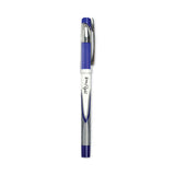 Zebra Z-Grip Flight Ballpoint Pen, Stick, Bold 1.2 mm, Blue Ink, White/Blue Fashion Accents Barrel, 12/Pack