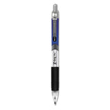 Zebra ECO Jimnie Clip Ballpoint Pen, Retractable, Medium 1 mm, Black Ink, Smoke Barrel, 12/Pack