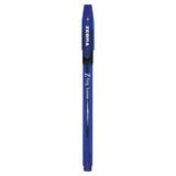 Zebra Z-Grip Basics LV Ballpoint Pen, Stick, Medium 1 mm, Blue Ink, Blue Barrel, 30/Pack