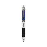 Zebra Z-Grip Plus Ballpoint Pen, Retractable, Medium 1 mm, Blue Ink, Blue Barrel, 12/Pack